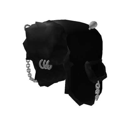 Black Goth Ushanka