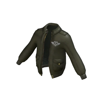 Army Green Infinity Industries Bomber Jacket