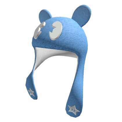 BLUE Y2K STAR PLUSHIE BEANIE