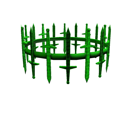 Green Hacker Sword Crown