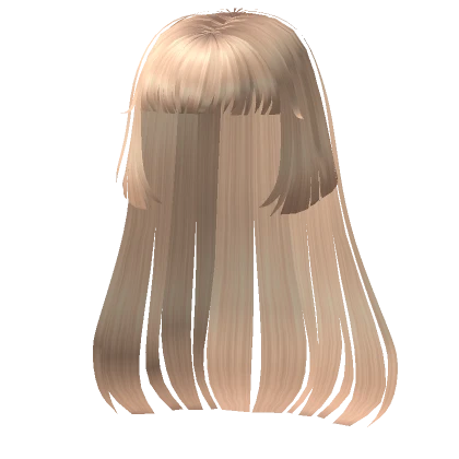 Extreme Hime Cut in Blonde