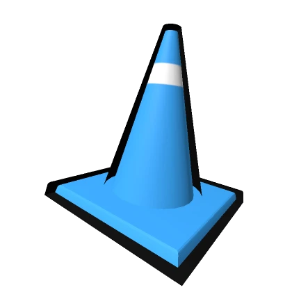 Forgotten Blue Cartoony Cone