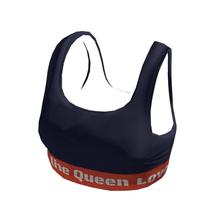 Queen Tank Top - Navy