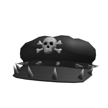 Emo Skull Spikey Beret