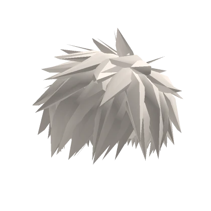 Super Spikey Anime Hair (white)