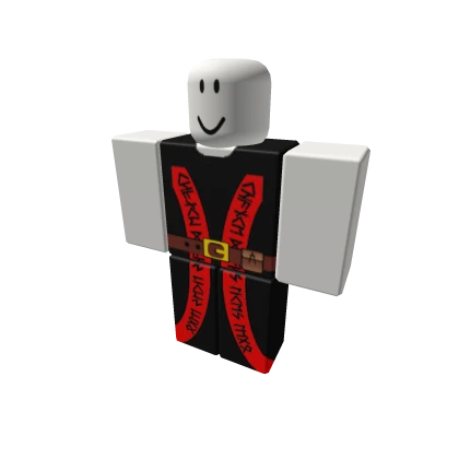 red black black wizard robe/classic ROBLOX