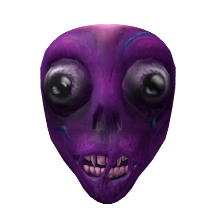 Purple Zombie Guy Mask