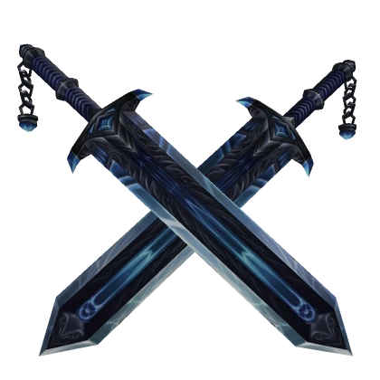 Dual Blue Berserker Blade