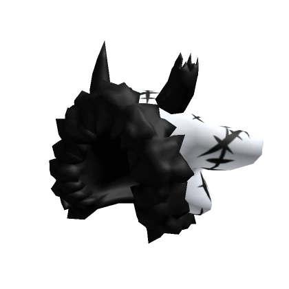 [1.0/Blocky] Nuclear Yeti Hat Reverse Monochrome