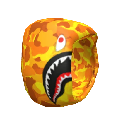 Orange & Yellow Bape Hood 