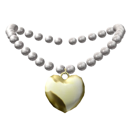 Pearl Gold Heart Necklace