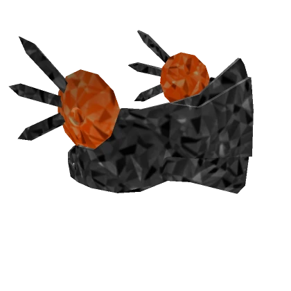 Black and orange sparkle valk