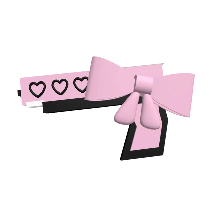 ୨♡୧ Creepycore Pink Toy Gun Clip W Bow 🎀🕷