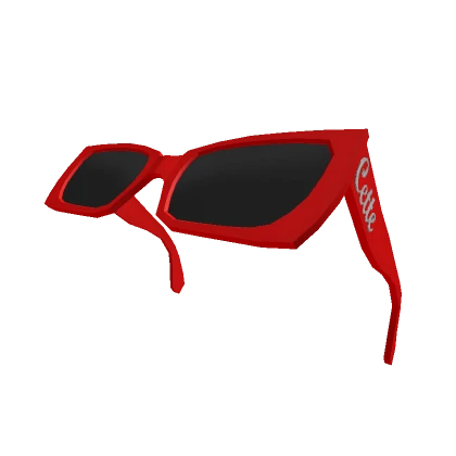 Cette Raised Sunglasses In Red