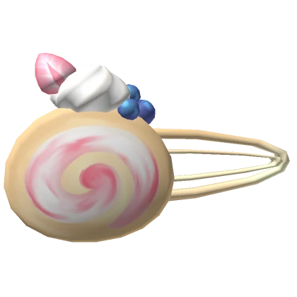 Vanilla Roll Hairclip