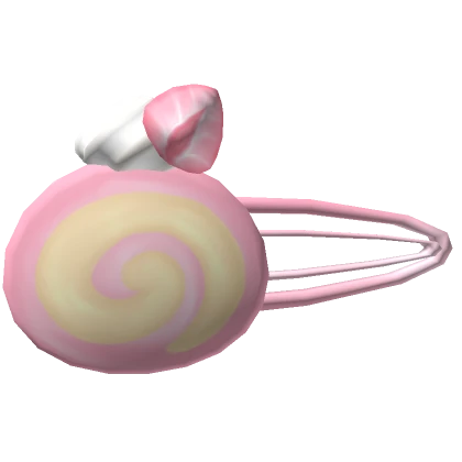 Strawberry Roll Hairclip