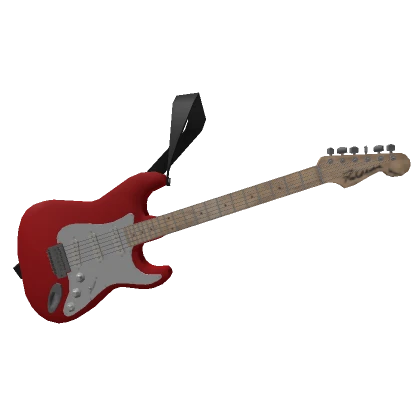 Red Funky Electric Guitar