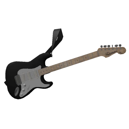 Black Funky Electric Guitar