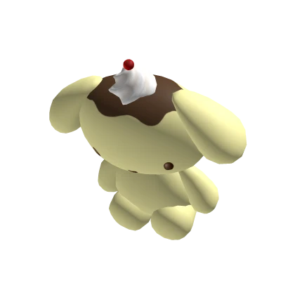 Cute Yellow Pudding Dog Plushie