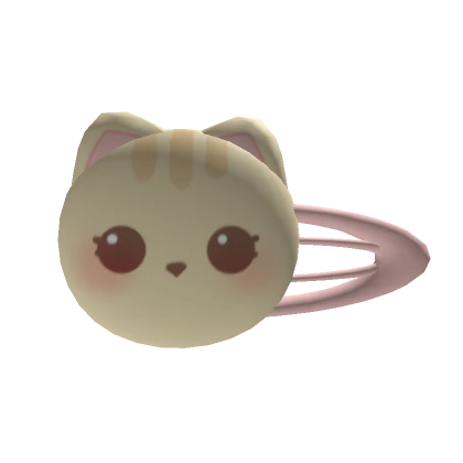 Kawaii Kitty Hairclip