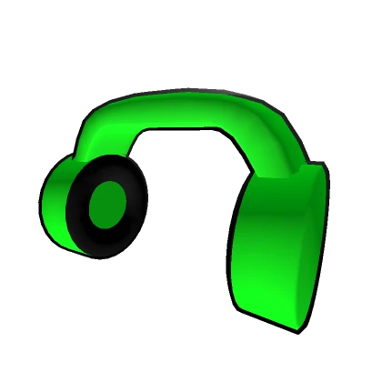 Extremely Green Headphones