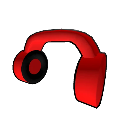 Extremely Red Headphones