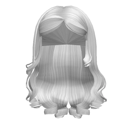 Graceful Curlicue Hair (White)