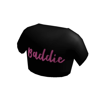 Baddie Shirt in Black