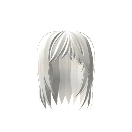 Long Cool hair in White