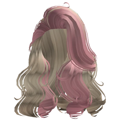 Voluminous Eva Curls in Blonde Pink