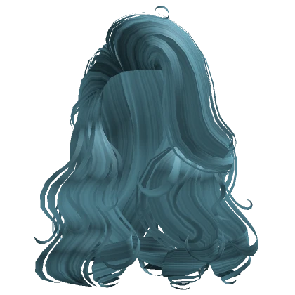 Voluminous Eva Curls in Blue