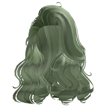 Voluminous Eva Curls in Green