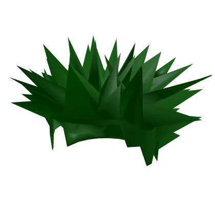 Green Punk Spikey Hair