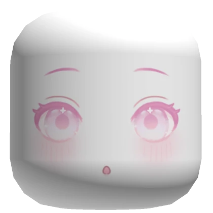 ♡ kawaii surprised blush chibi anime face