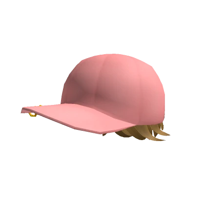 Men Golden Hair with Pink Cap