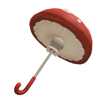 Cute Red Mushroom Umbrella