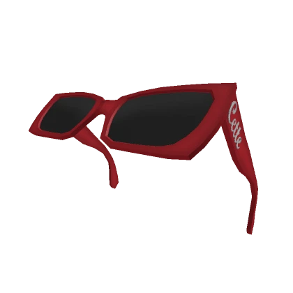 Cette Raised Sunglasses In Dark Red