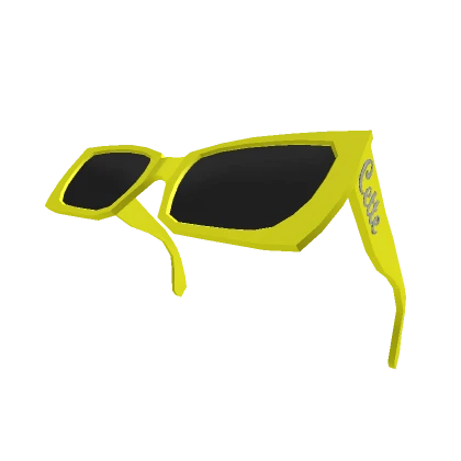 Cette Raised Sunglasses In Yellow