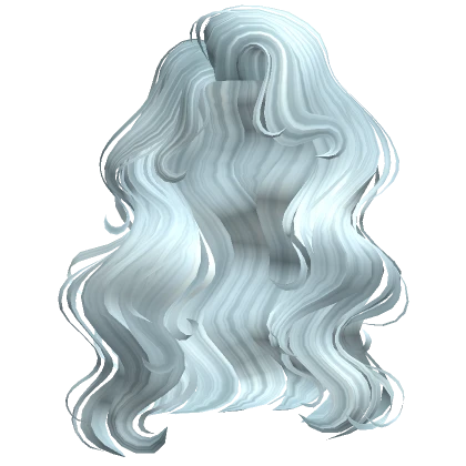 Messy Starlet Hair Pastel Light Blue