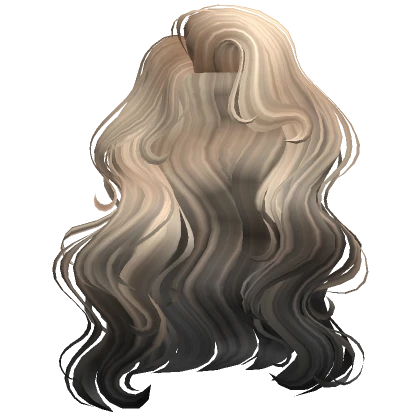 Messy Starlet Hair Blonde Black Ombre