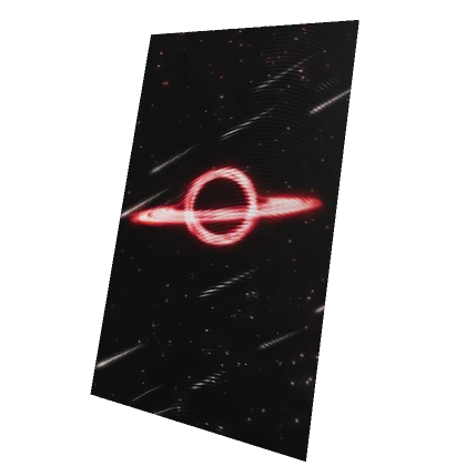 Animated Cape: Black Hole (Red)