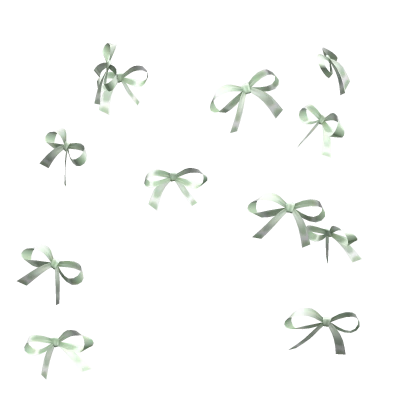 Lovely Hair Ribbons Green
