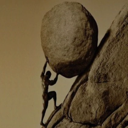 The Myth of Sisyphus Mask