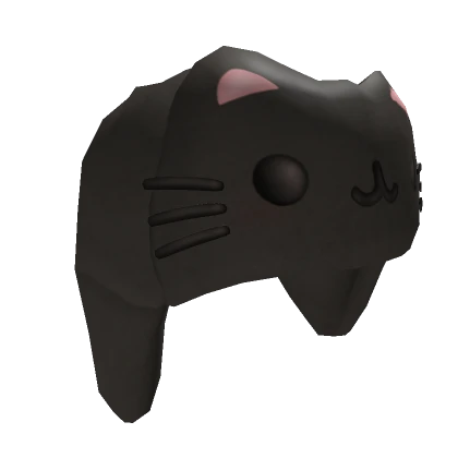 Kawaii Cat Black Ushanka