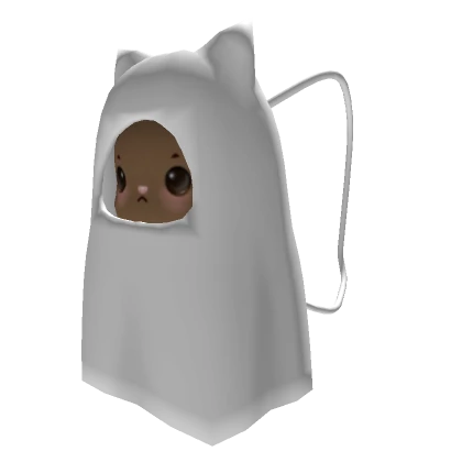 cute brown cat ghost backpack halloween