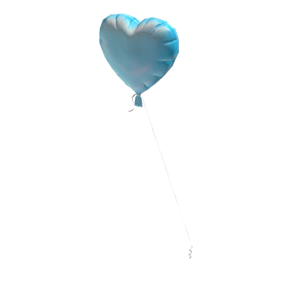 Blue Heart Balloon [Hand Held]