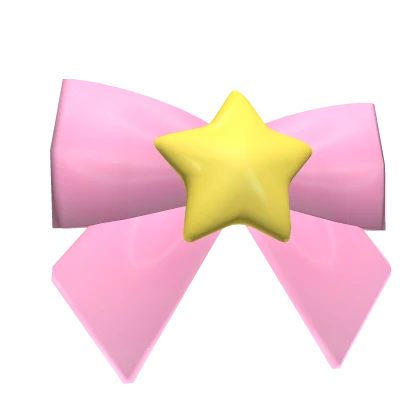 Kawaii Star Pink Bow