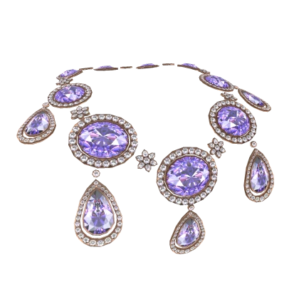 Elegant Amethyst Necklace 3.0