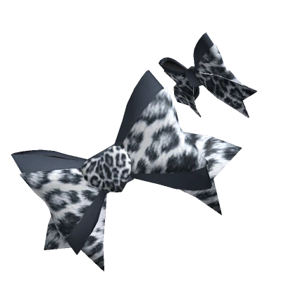 Snow Leopard Heart Bow