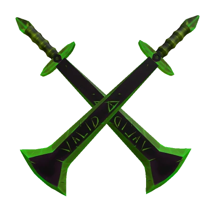 Dual Emerald Valid Swords